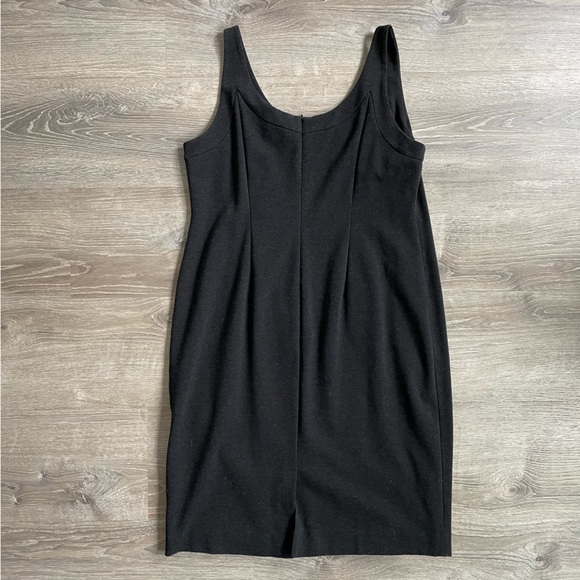 Eileen Fisher Charcoal Ponte Knit Dress - Picture 2 of 5